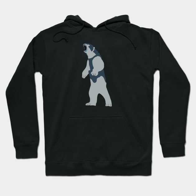 Iorek Standing Hoodie by RockyCreekArt